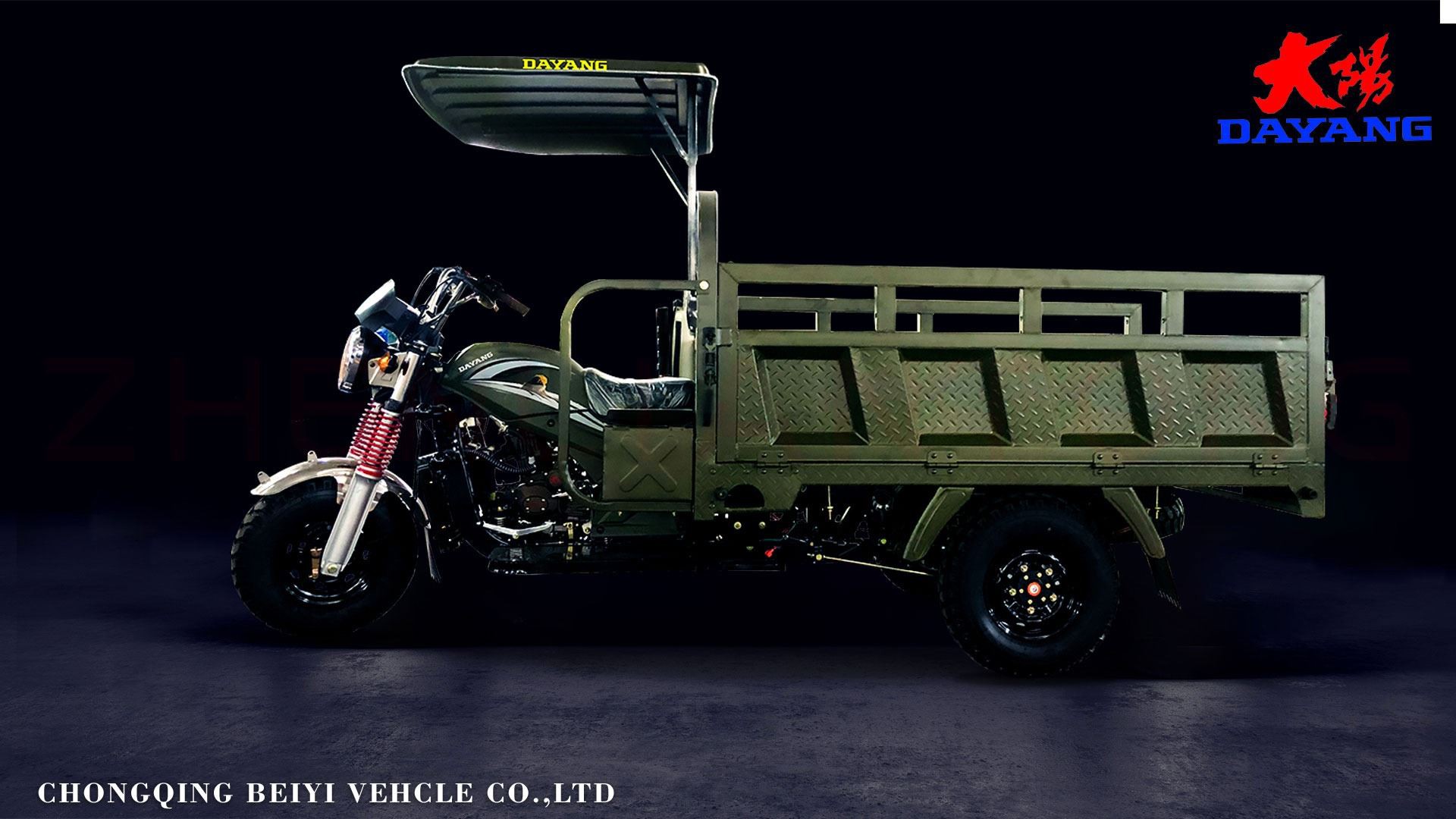 Motorized Fuel 200cc Cargo Tricycle Motorcycle