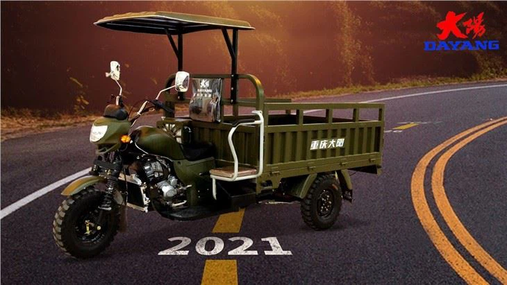 Three Wheeler Cargo Motor Tricycle With Roof
